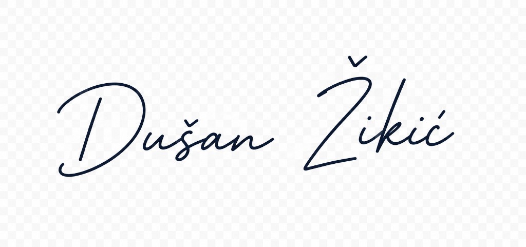 Potpis Dušana Žikića